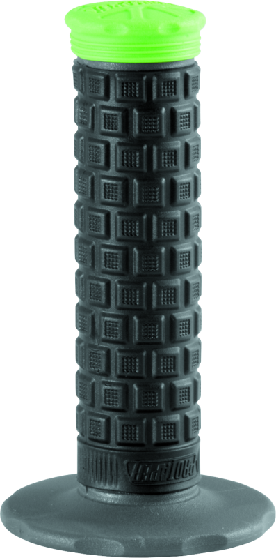 ProTaper Pillow Top Lite Grips - Gray/Black/Grn - Bull Strap