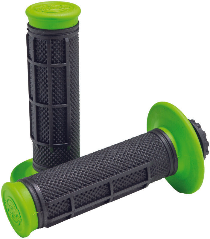 ProTaper Pro Series Clamp On 1/2 Waffle Green/Black - Bull Strap