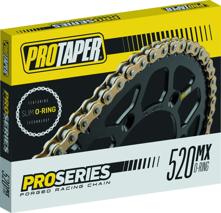 ProTaper Pro Series Forged 520 Slim O-Ring Chain 120L - Bull Strap