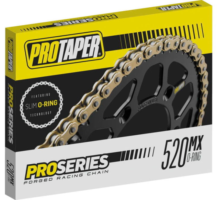 ProTaper Pro Series Forged 520 Slim O-Ring Chain 120L - Bull Strap