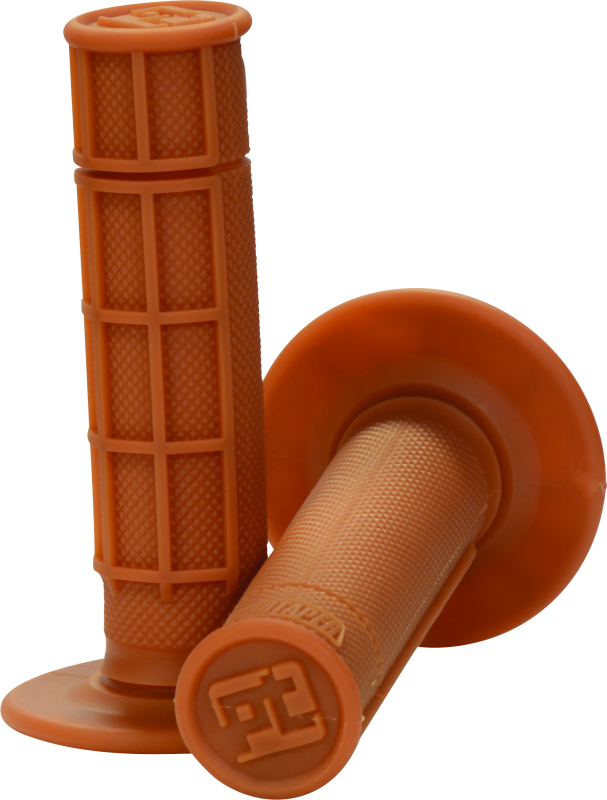 ProTaper Race Cut 1/2 Waffle Grips - Gum - Bull Strap
