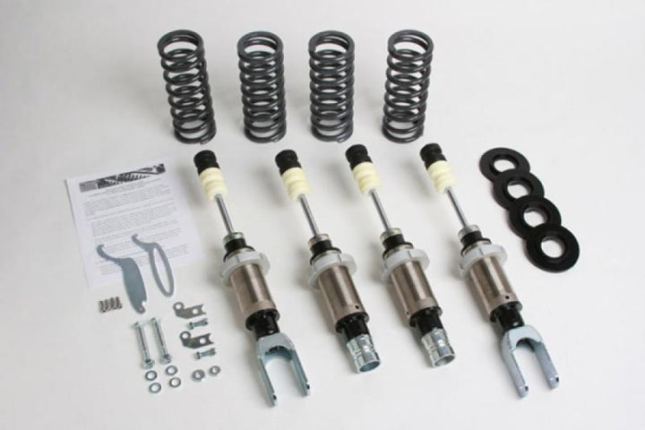 Progress Tech 94-01 Acura Integra/96-00 Civic/Si Coil-Over 2 System (FR 350lb/RR 250lb) Fac. Top Hat - Bull Strap
