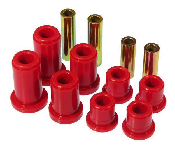 Prothane 01-07 Chevy 1500HD Front Control Arm Bushings - Red - Bull Strap