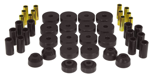 Prothane 55-75 Jeep CJ5/7 Total Kit - Black - Bull Strap