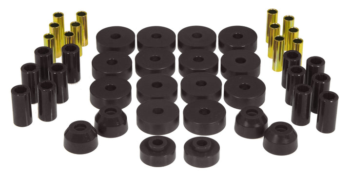 Prothane 55-75 Jeep CJ5/7 Total Kit - Black - Bull Strap