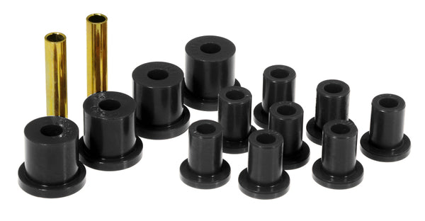 Prothane 60-67 Chrysler A Body Spring Bushings - Black - Bull Strap