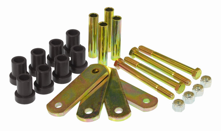 Prothane 60-74 Chrysler B & E Body HD Shackle Bushings - Black - Bull Strap