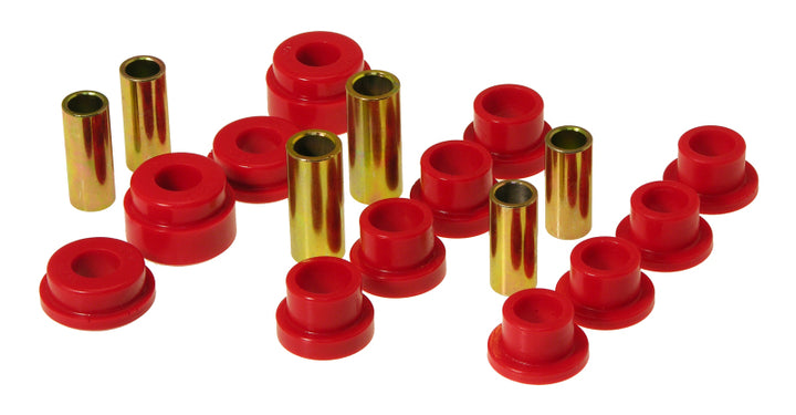 Prothane 64-76 BMW 2002 Front Control Arm Bushings - Red - Bull Strap