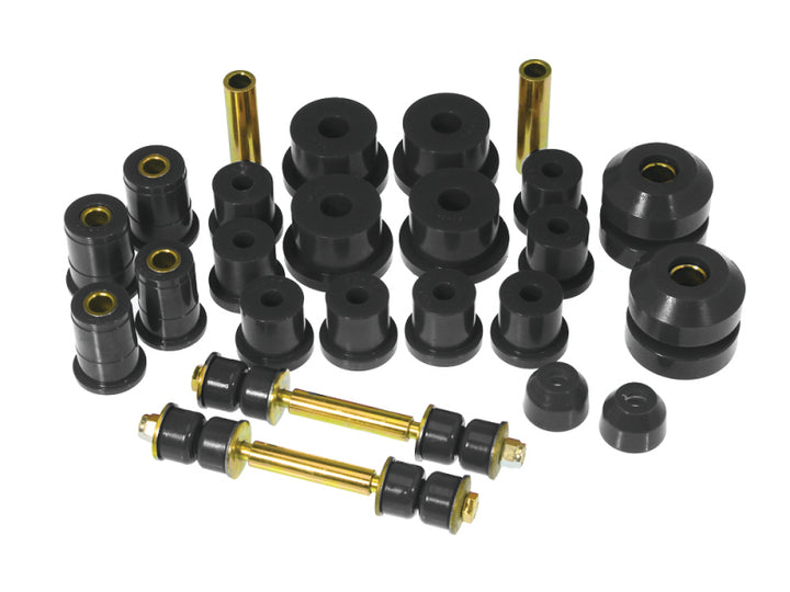 Prothane 67-73 Ford Mustang Total Kit - Black - Bull Strap