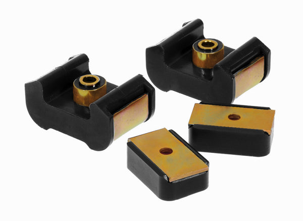 Prothane 68-84 Chevy K10/20/30 4WD Trans Mount Bushings - Black - Bull Strap