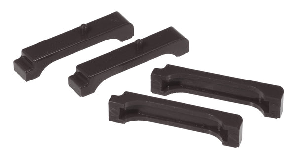 Prothane 68-87 GM Big Block Radiator Insolators - Black - Bull Strap
