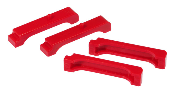 Prothane 68-87 GM Big Block Radiator Insolators - Red - Bull Strap