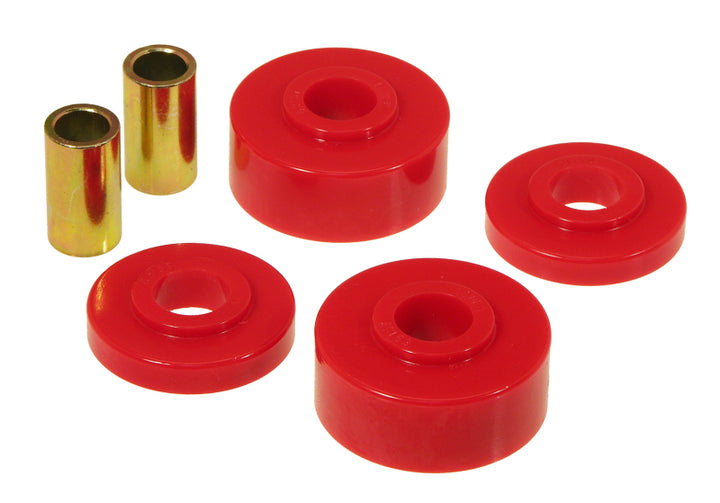 Prothane 69-93 Dodge Truck Trans Mount Bushings - Red - Bull Strap