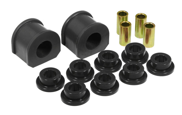 Prothane 70-98 Ford Truck S/B & E/L Bush - 1 1/8in (for 2in Frames / Eye to Eye End Links) - Black - Bull Strap