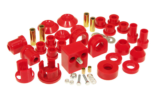 Prothane 75-84 VW Rabbit / Golf / Jetta Total Kit - Red - Bull Strap