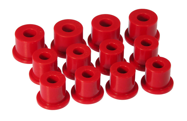 Prothane 80-86 Nissan 720 2/4wd Spring & Shackle Bushings - Red - Bull Strap