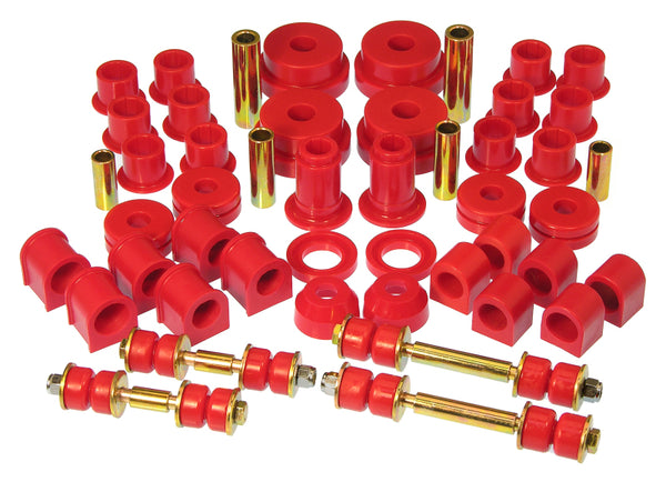 Prothane 84-89 Nissan 300ZX Total Kit - Red - Bull Strap