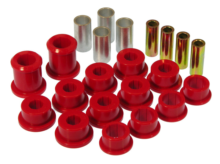 Prothane 84-96 Chevy Corvette Front Control Arm Bushings - Red - Bull Strap