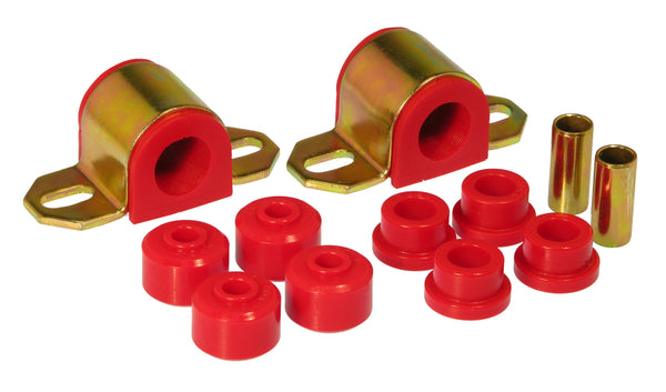 Prothane 84-99 Jeep Cherokee / Commander Front Sway Bar Bushings - 25mm - Red - Bull Strap