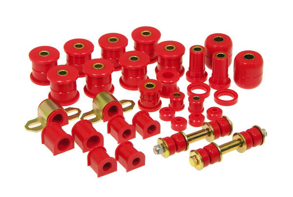 Prothane 85-87 Toyota Corolla GTS/SR5 Total Kit - Red - Bull Strap