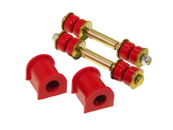 Prothane 86.5-97 Nissan Hardbody 4wd Front Sway Bar Bushings - 20mm - Red - Bull Strap