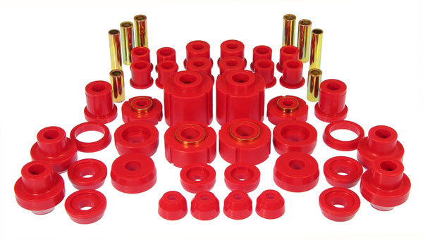 Prothane 87-96 Ford F150 2wd Total Kit - Red - Bull Strap