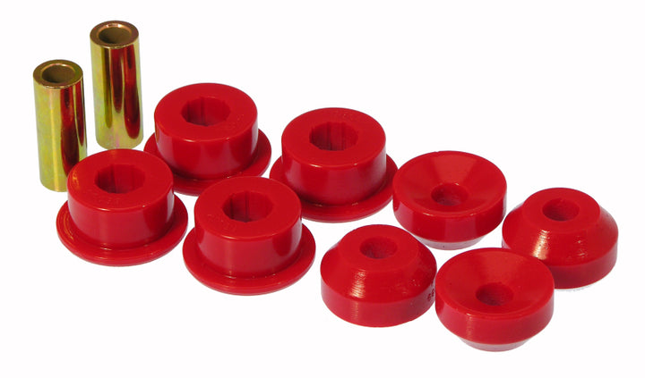 Prothane 88-00 Honda Civic Front Shock Bushings - Red - Bull Strap