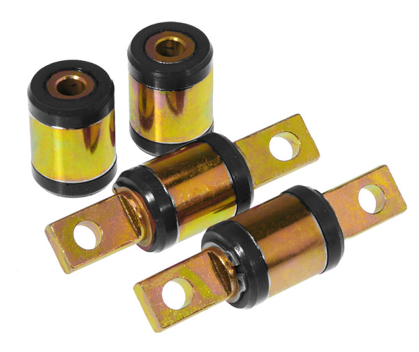 Prothane 88-00 Honda Civic Rear Upper Control Arm Bushings - Black - Bull Strap