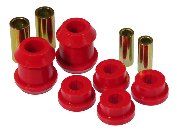 Prothane 92-95 Honda Civic/Del Sol Front Lower Control Arm Bushings - Red - Bull Strap