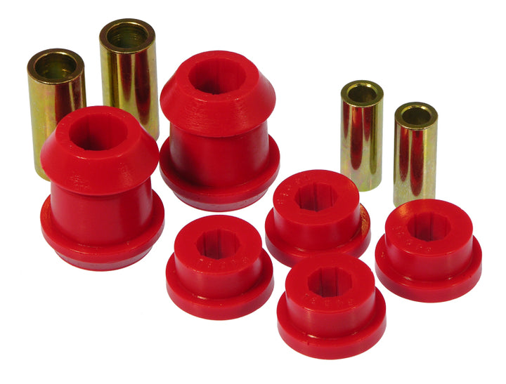 Prothane 92-95 Honda Civic/Del Sol Front Lower Control Arm Bushings - Red - Bull Strap