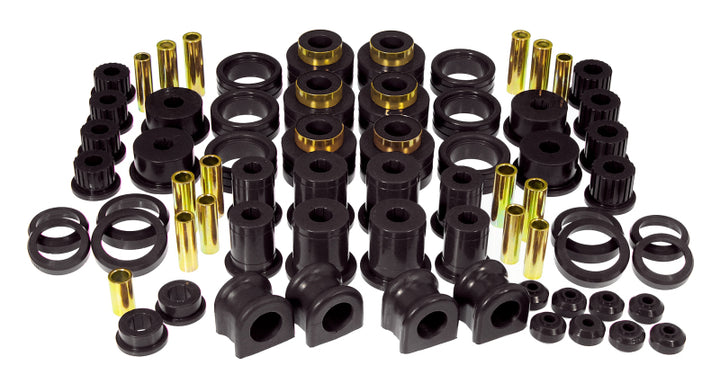 Prothane 94-01 Dodge Ram 4wd Diesel/V10 Total Kit - Black - Bull Strap