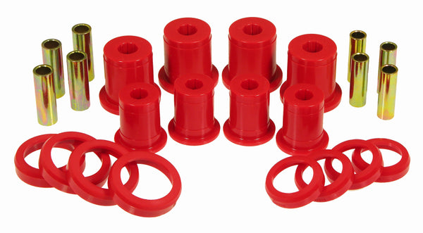Prothane 94-01 Dodge Ram 4wd Front Control Arm Bushings - Red - Bull Strap