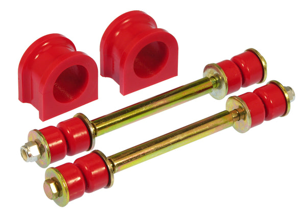 Prothane 99-06 Chevy Silverado Front Sway Bar Bushings - 1.42in - Red - Bull Strap
