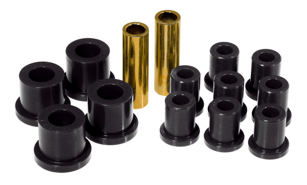 Prothane Chrysler B & E Body Spring Bushings - Black - Bull Strap