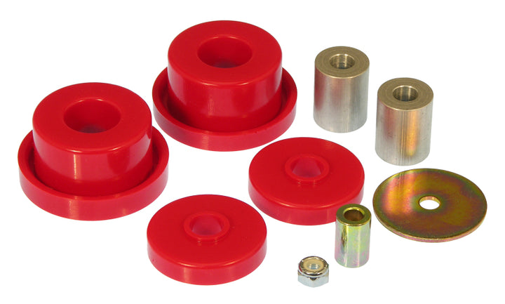 Prothane Dodge LX Front Diff Carrier/Support Bushings - Red - Bull Strap
