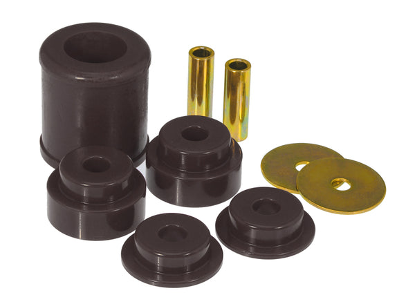 Prothane Nissan Diff Bushings - Black - Bull Strap