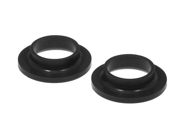 Prothane Universal Coil Spring Isolators - Pair - Black - Bull Strap