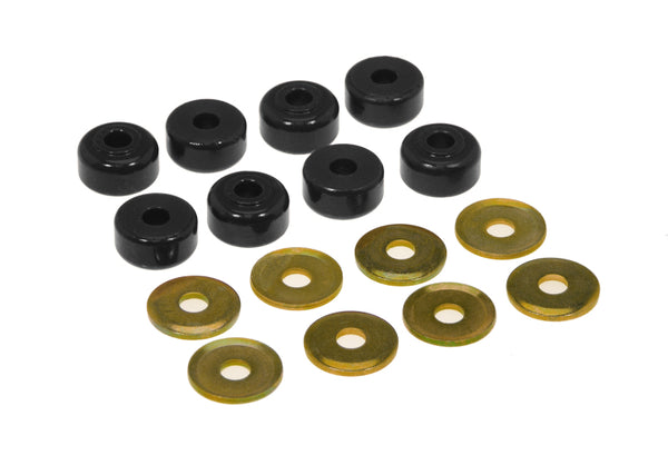 Prothane Universal End Link Bushings & Washers - 5/8 x 1 1/8 OD - Black - Bull Strap