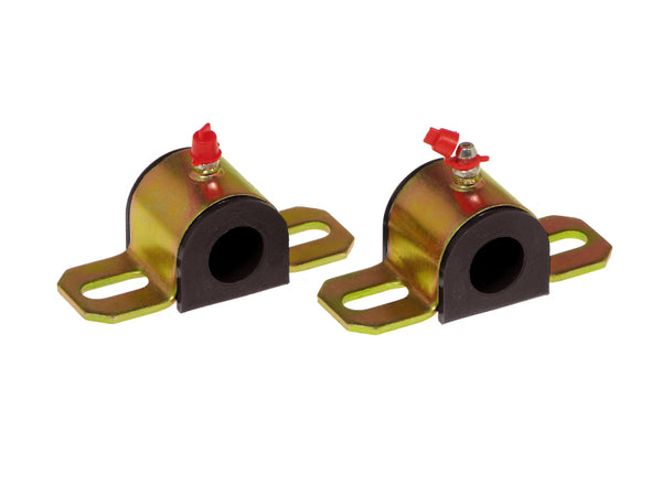 Prothane Universal Greasable Sway Bar Bushings - 3/4in - Type A Bracket - Black - Bull Strap