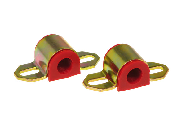 Prothane Universal Sway Bar Bushings - 18mm for A Bracket - Red - Bull Strap