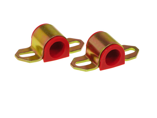 Prothane Universal Sway Bar Bushings - 22mm for A Bracket - Red - Bull Strap