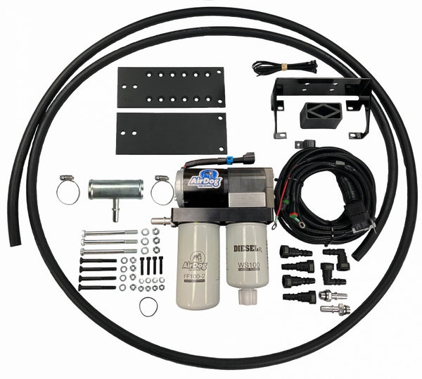 PureFlow AirDog 01-10 Chevrolet 6.6L Duramax FP-100-4G Fuel Air Separation System - Bull Strap