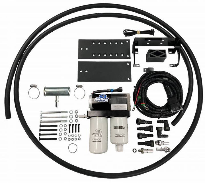 PureFlow AirDog 89-93 Dodge 12V 5.9L Cummins FP-100-4G Fuel Air Separation System - Bull Strap