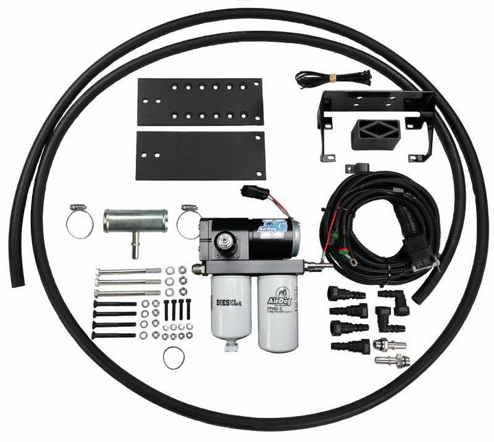 PureFlow AirDog II-5G 01-10 Chevrolet 6.6L Duramax DF-165-5G Fuel Air Separation System - Bull Strap