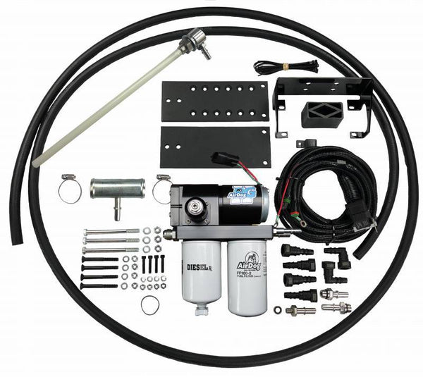 PureFlow AirDog II-5G 98.5-04 Dodge 24V 5.9L Cummins (w/Pump) DF-100-5G Fuel Air Separation System - Bull Strap
