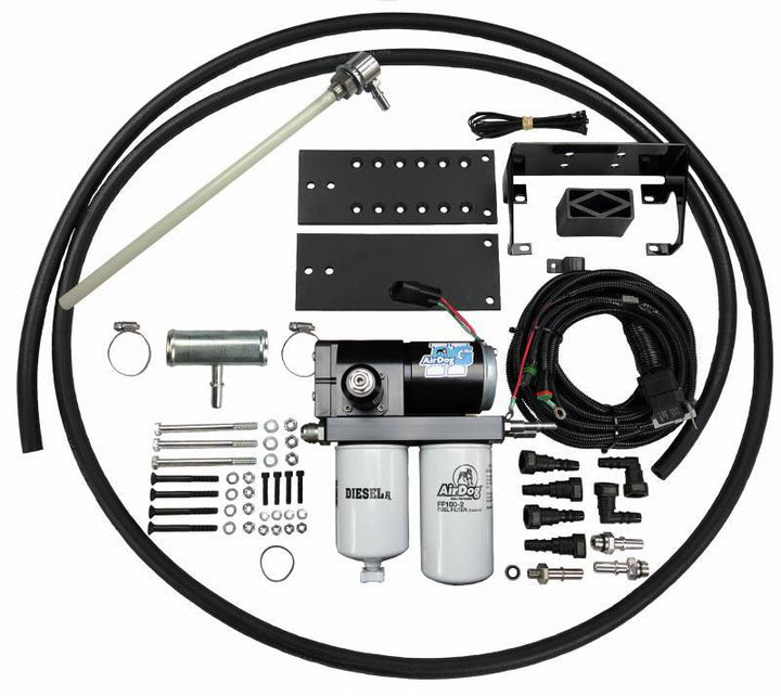 PureFlow AirDog II-5G 98.5-04 Dodge 24V 5.9L Cummins (w/Pump) DF-100-5G Fuel Air Separation System - Bull Strap