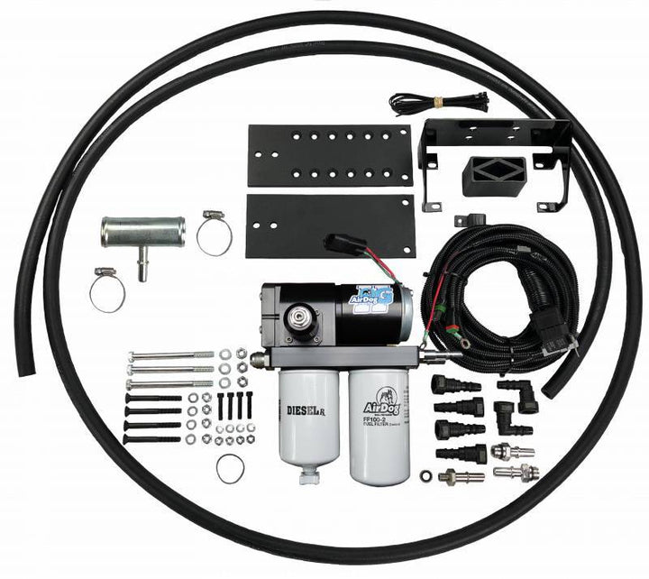 PureFlow AirDog II-5G 98.5-04 Dodge 24V 5.9L Cummins (w/o Pump) DF-100-5G Fuel Air Separation System - Bull Strap