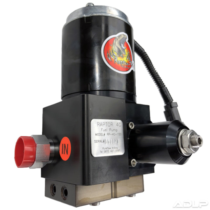 PureFlow Raptor VP-150gph Universal Fuel Pump - Bull Strap