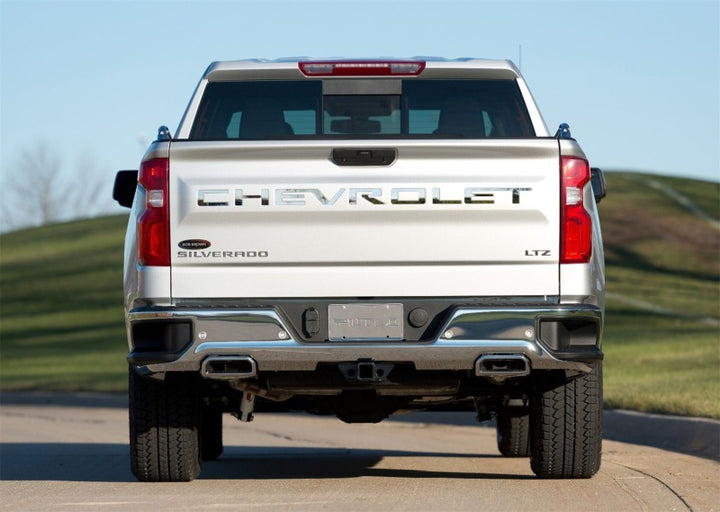 Putco 19-20 Chevy Silverado 1500 - Stainless Steel Tailgate Letters CHEVROLET Chevrolet Letters - Bull Strap