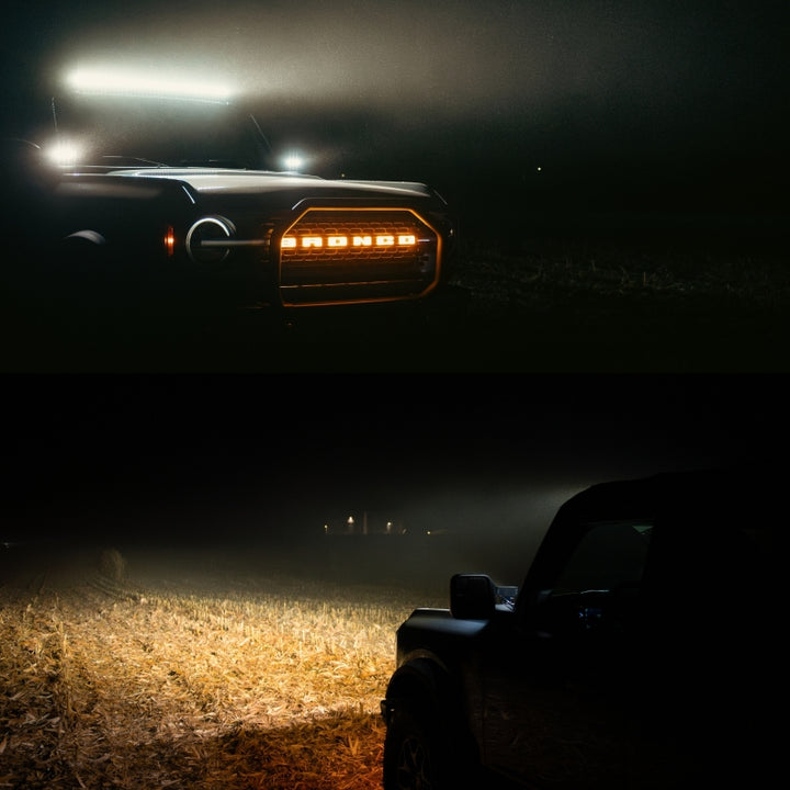 Putco Luminix High Power LED - 50in Curved Light Bar - 48 LED - 19200LM - 51.63x.75x1.5in - 6 Deg - Bull Strap